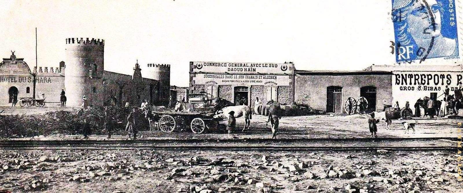 2306- Beni-Ounif - Rue de la Gare 2- 1919.jpg